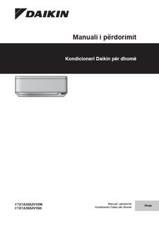 FTXTA-BW,FTXTA-BB_Operation manual_3PSQ485919-13U_Albanian download